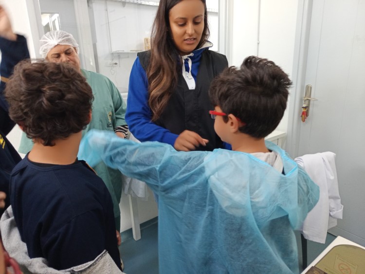 visite maison miel - école Laghmani