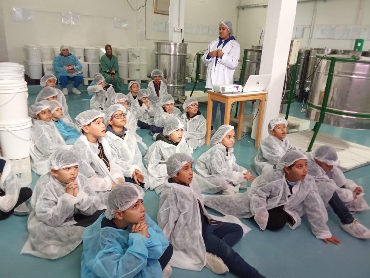 visite maison miel - école Laghmani