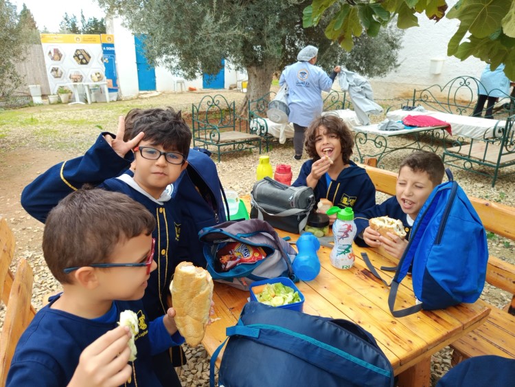 visite maison miel - école Laghmani