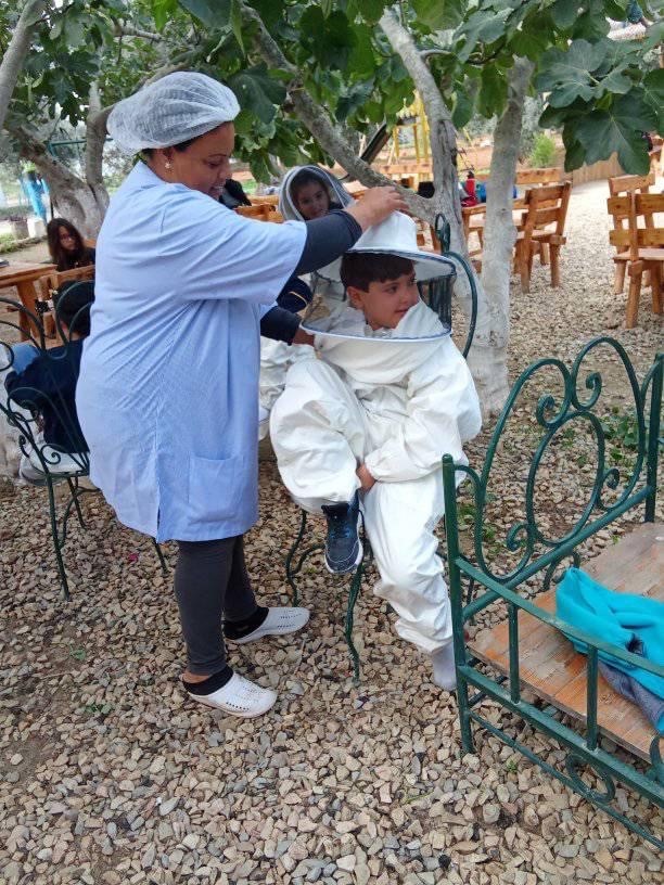 visite maison miel - école Laghmani