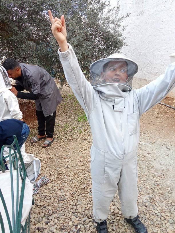 visite maison miel - école Laghmani