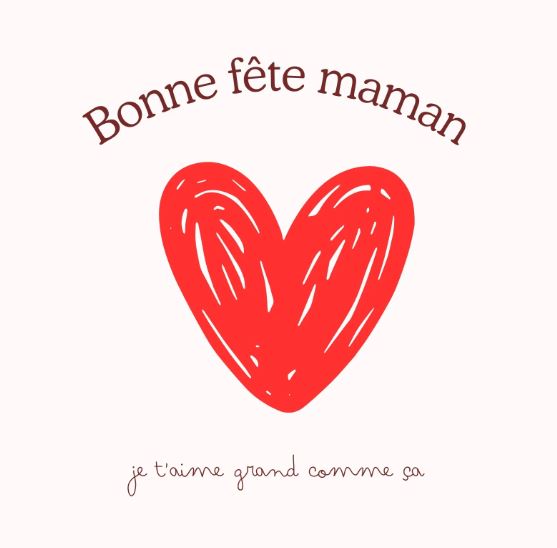 Carte de fête des mères