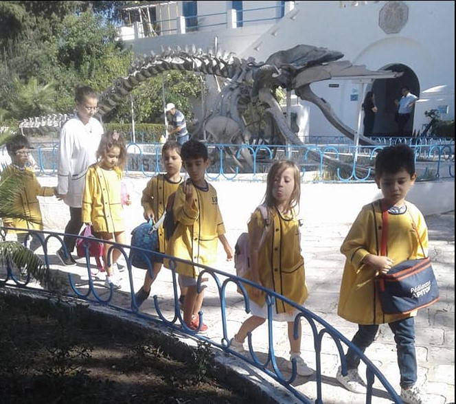 Visite dar el Hout des élèves de maternelles de l'institution Laghmani