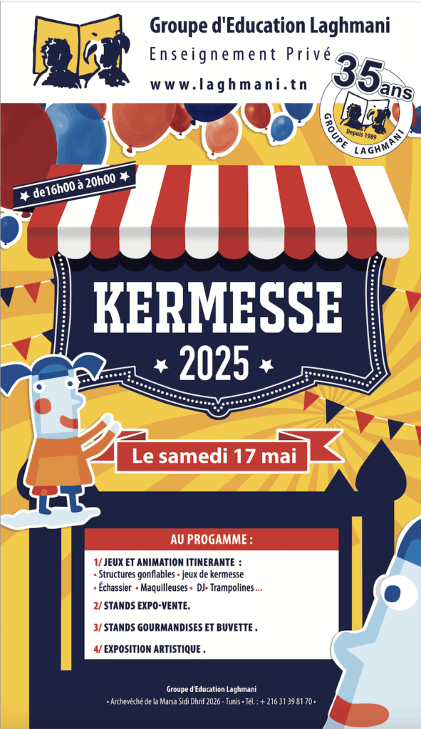 couverture Kermesse 2025 - Institution Laghmani