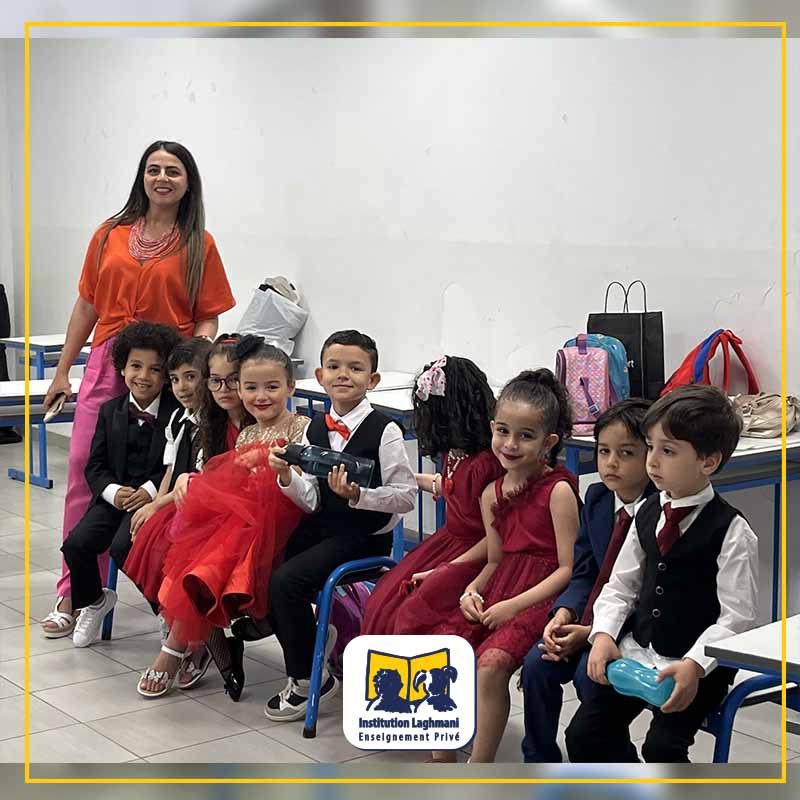 Les classes maternelles à la Fête de fin d'année - institution Laghmani