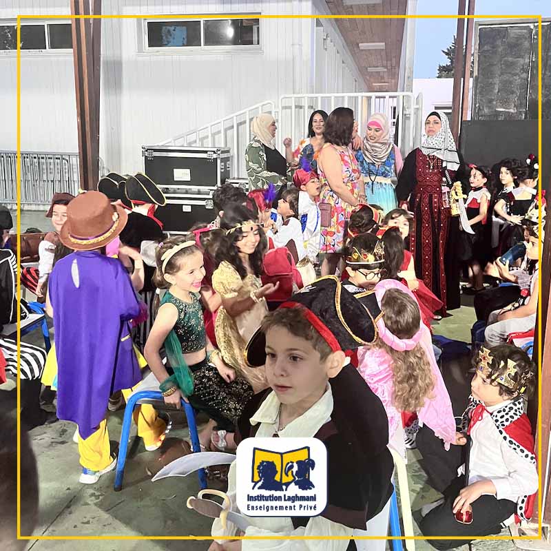 Les classes maternelles à la Fête de fin d'année - institution Laghmani